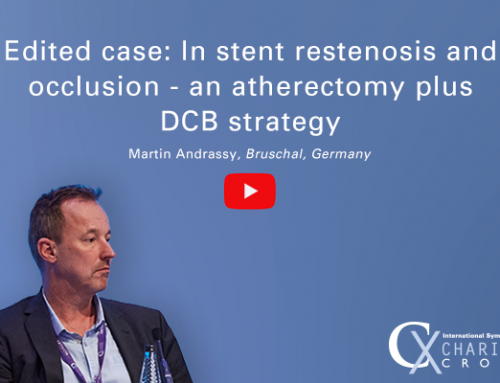 Edited case in the spotlight: In stent restenosis and occlusion – an atherectomy plus DCB strategy, Martin Andrassy (Bruchsal, Germany)
