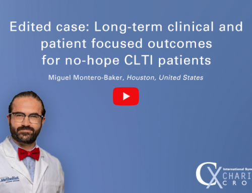 Edited case in the spotlight: Long-term clinical and patient focused outcomes for no-hope CLTI patients, Miguel Montero-Baker (Houston, United States)
